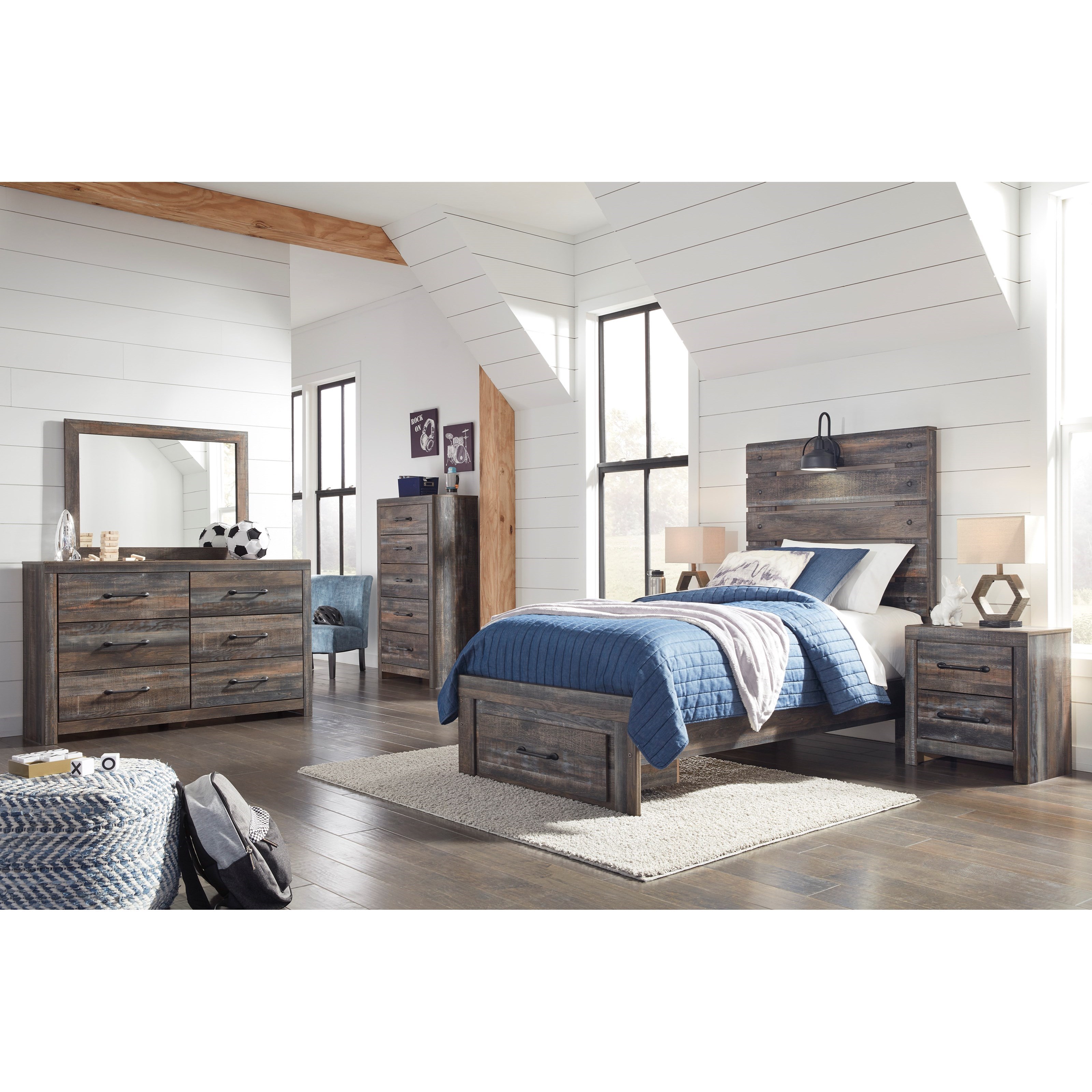 Drystan bedroom clearance set queen